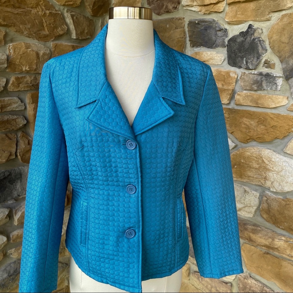 Silkland Petite Quilted Silk Jacket - Picture 7 of 15